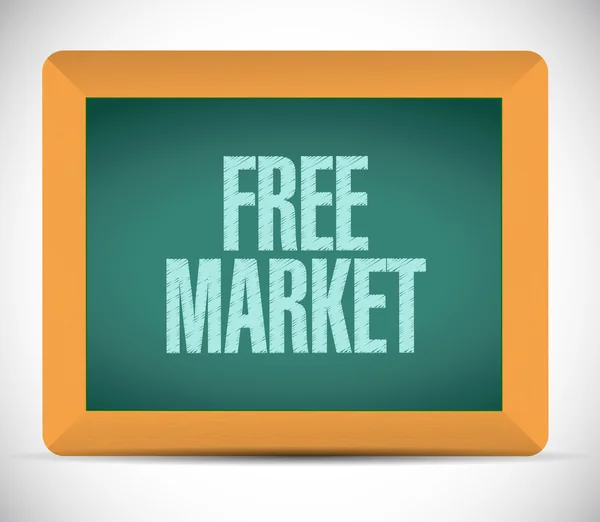 Free market illustration design — Stock Photo, Image