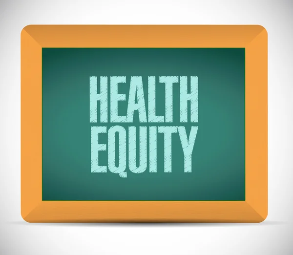Health equity sign illustration design — Stock Photo, Image