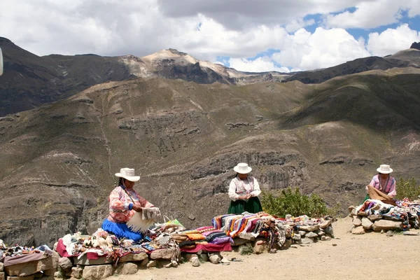 Cañón del Colca uno de los cañones más profundos — Foto de Stock