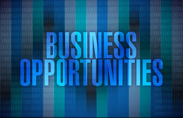 Business opportunities message — Stock Photo, Image