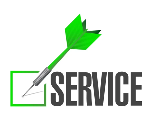 Service dart Markera illustration — Stockfoto