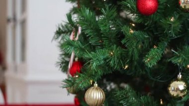 De Noel ışık arka plan odaklı