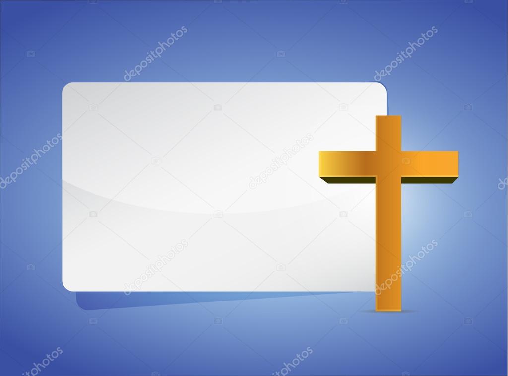 cross religious banner illustration design