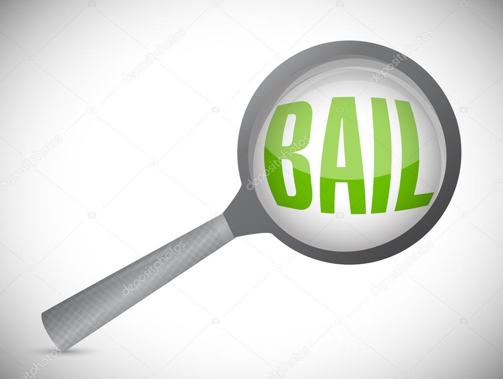 bail magnify search illustration design