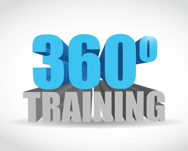 360 training sign illustration design — Stock Photo, Image