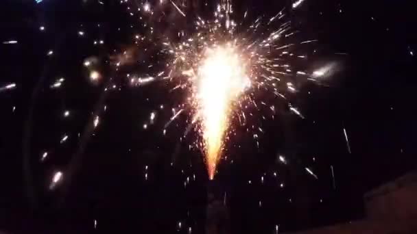 Fuochi artificiali — Video Stock