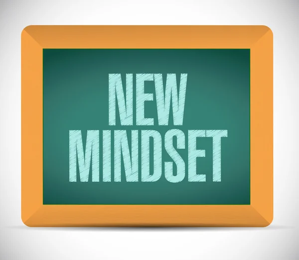 New mindset board sign illustration design — Stock Photo, Image