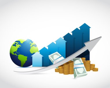 Uluslararası iş grafik illüstrasyon tasarımı