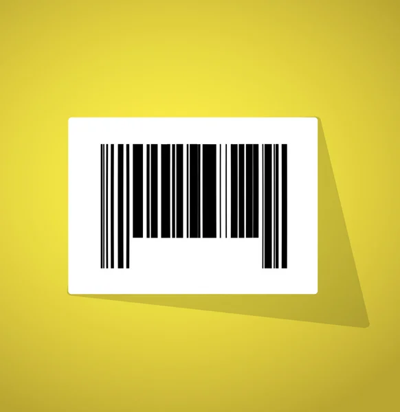 Barcode up desain kode ilustrasi — Stok Foto