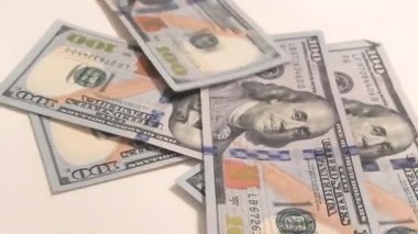 arka plan olarak yeni yüz dolar kazık.