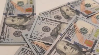 arka plan olarak yeni yüz dolar kazık.