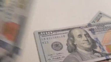 arka plan olarak yeni yüz dolar kazık.