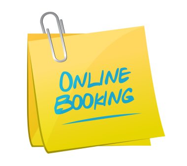 Faturası posta illüstrasyon online rezervasyon