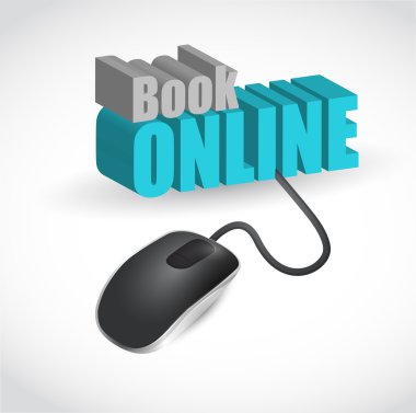 kitap online fare konsept illüstrasyon