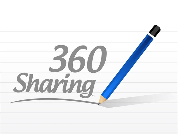 360 partage illustration de message — Photo