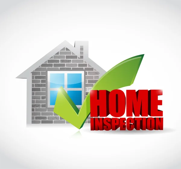 Home inspection approved illustration design — Stock Photo, Image