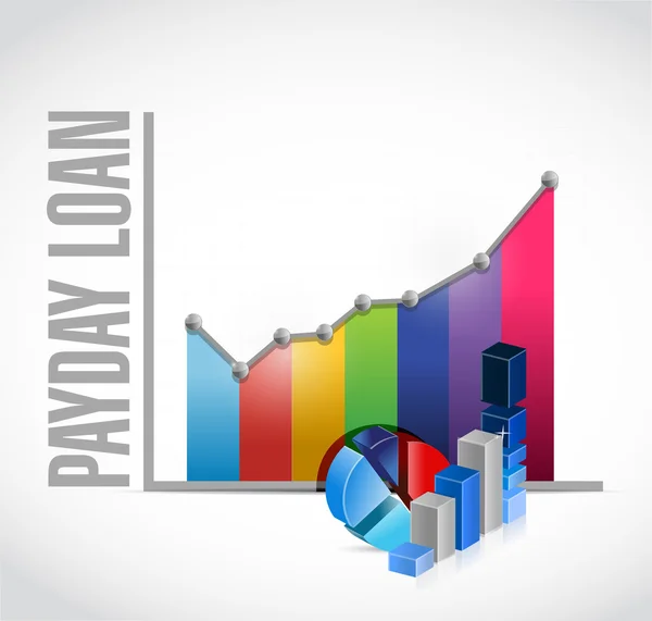 Payday prestito business grafico illustrazione — Foto Stock
