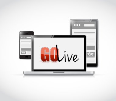 Git canlı web sitesi duyarlı elektronik