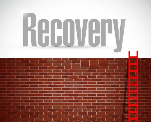 Recovery ladder illustration design — Stock Photo, Image