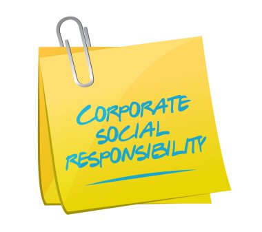 CSR faturası posta illüstrasyon tasarımı