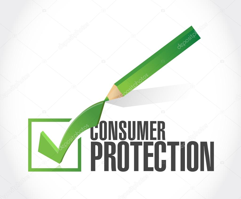 consumer protection checkmark illustration