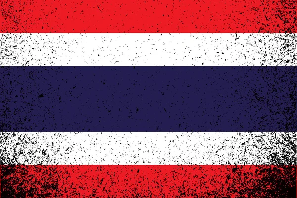 Grunge Thaise vlag afbeelding — Stockfoto