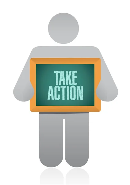 Take action icon sign illustration design — Stock Photo, Image