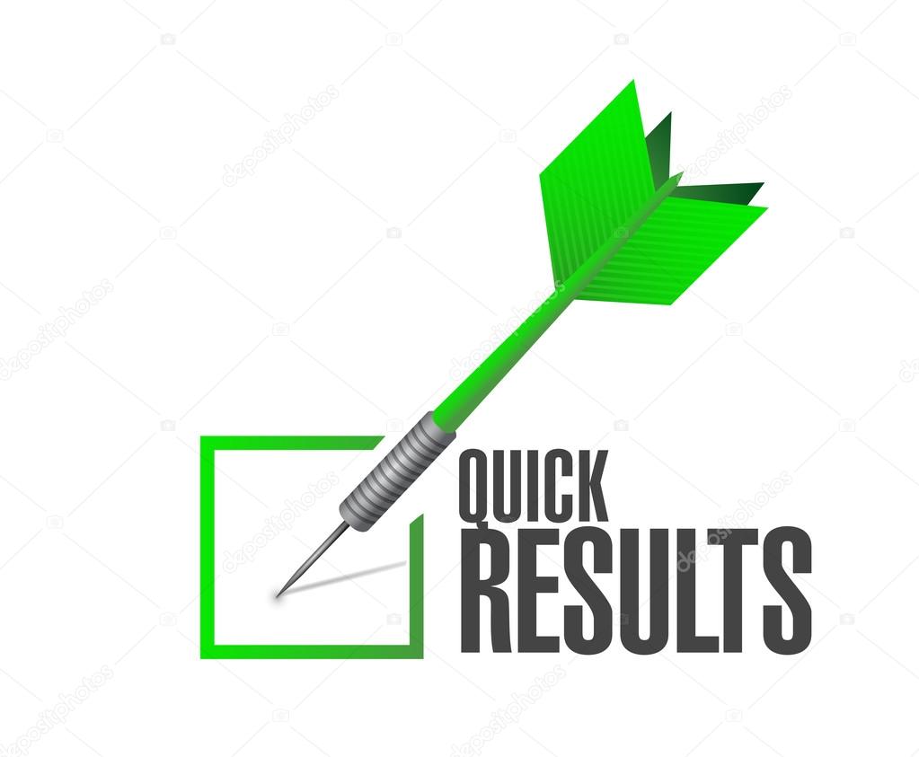 quick results check dart illustration