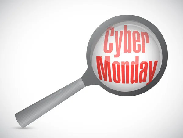 Cyber monday searching for deals — Stock Photo, Image