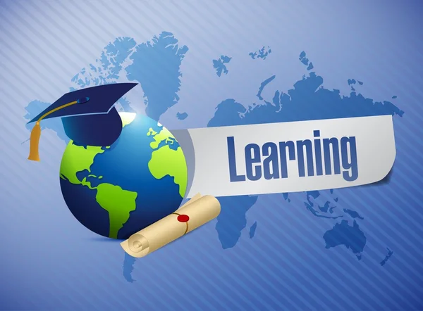 International learning concept sign — Stock Photo, Image