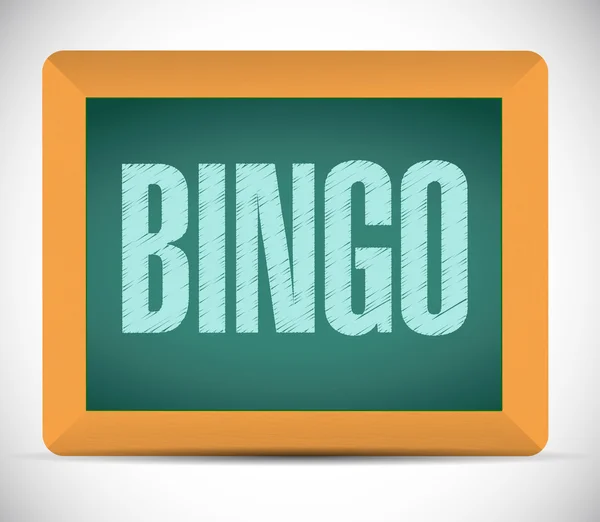 Bingo desky znamení ilustrace design — Stock fotografie