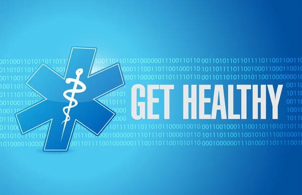 Get healthy medical symbol illustration design — Stock Photo, Image