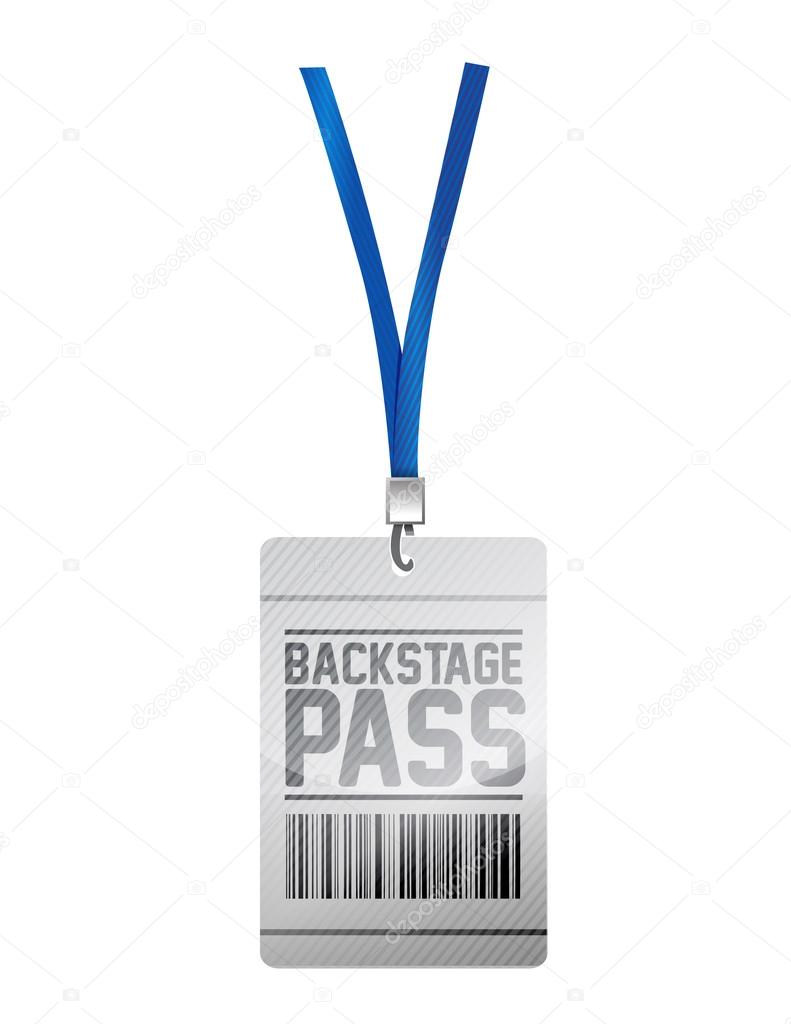 Backstage Pass Illustration Design Stock Photo By C Alexmillos