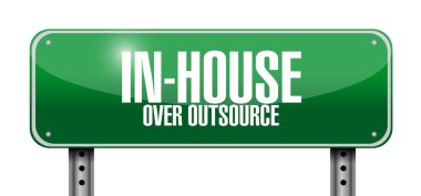 kurum içi yol işareti illüstrasyon tasarımı