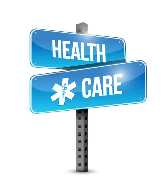 Health care road symbol illustration — Stock Photo, Image