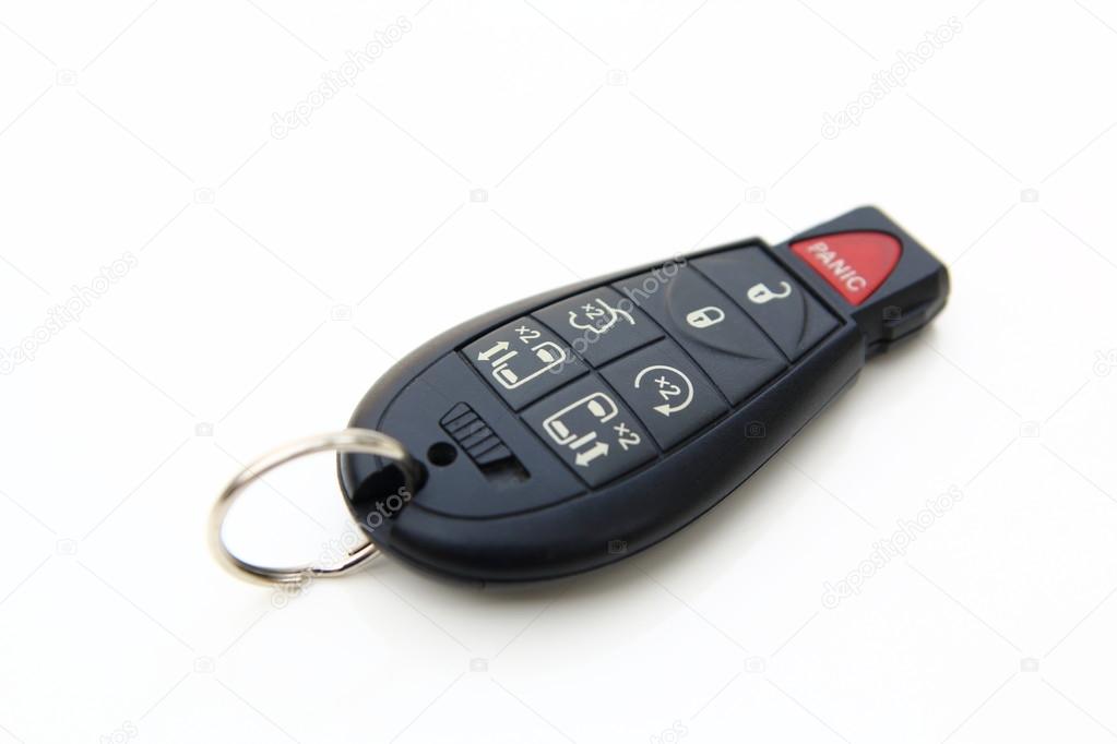 Car key remote isolated