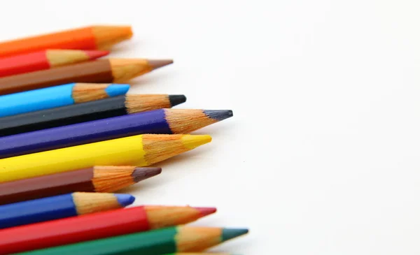 Fond abstrait à partir de crayons de couleur — Photo