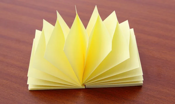 Block of yellow Post it Notes — Stock Photo, Image