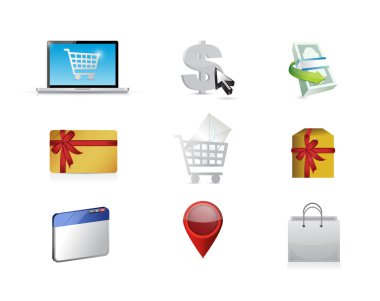 satın. resimde satın alma kavramı Icon set
