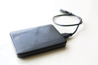 Taşınabilir harici sabit disk sürücüsü Usb kablosu ile