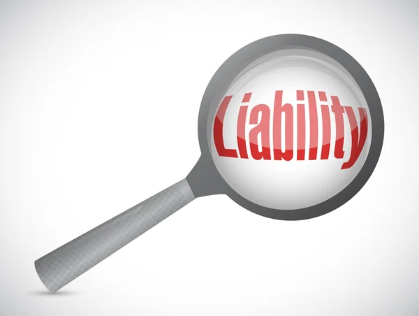 Review liability illustration design — Stock Photo, Image