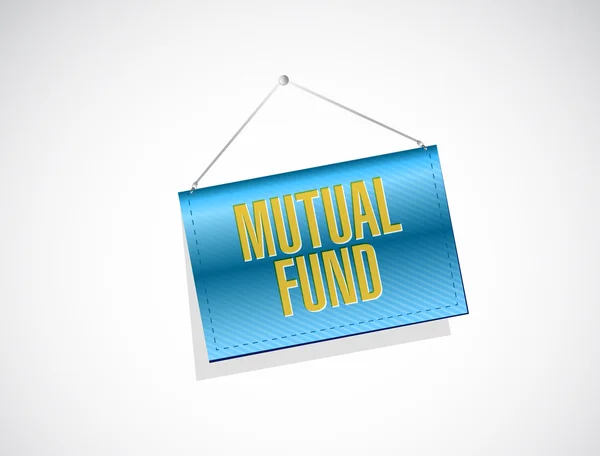 Mutual fund banner sign illustration — Stock Photo, Image