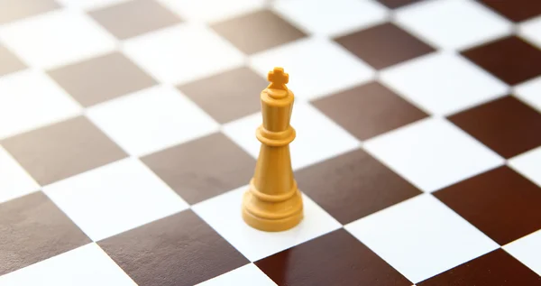 Chess king isolated on white — Stock Photo, Image