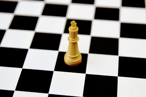 Chess king isolated on white — Stock Photo, Image