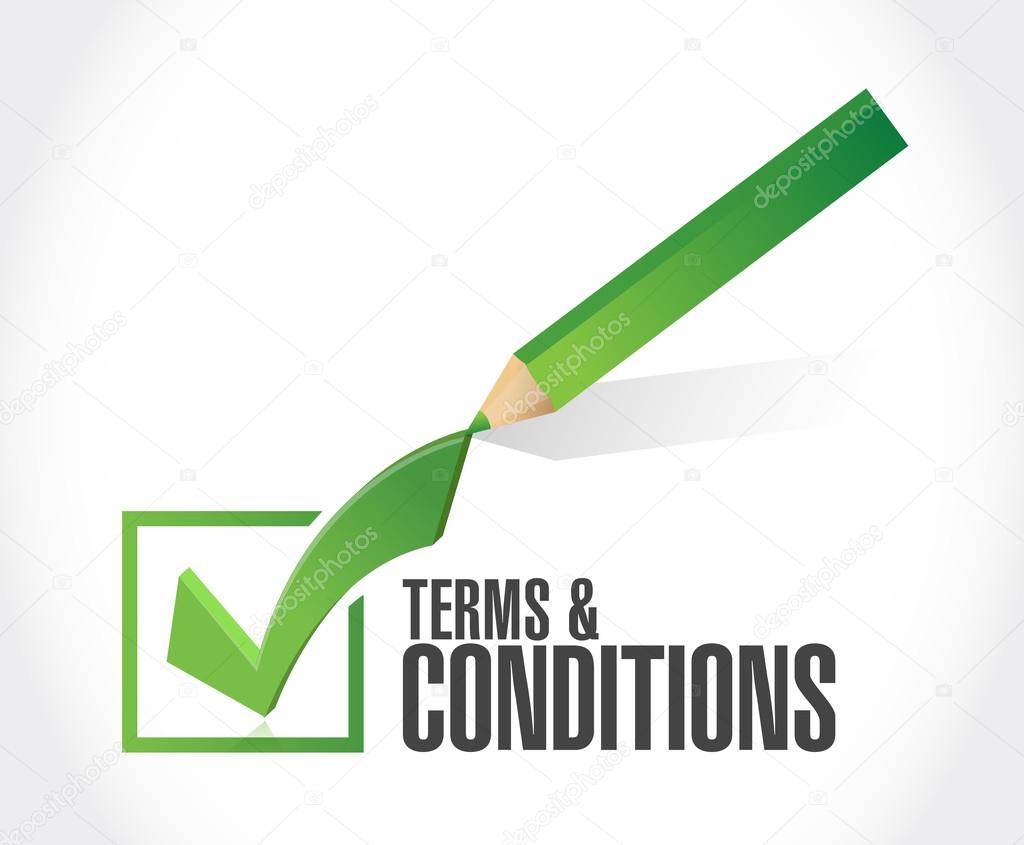 terms and conditions check mark