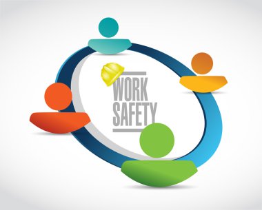 Emanet takım diyagramı işareti kavramı illüstrasyon iş