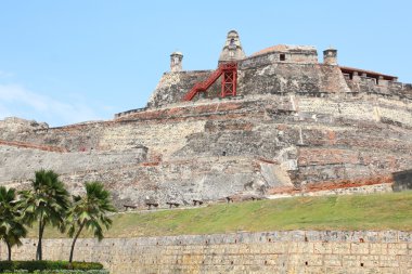 Castillo San Felipe kale Cartagena, Kolombiya.
