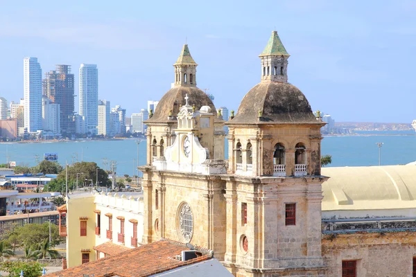 Church of St Peter Claver in Cartagena, Colombia — Stock Photo, Image