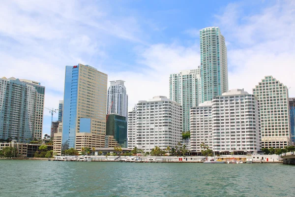 Miami, Floride skyline de Brickell Key . — Photo