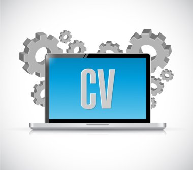 CV, özgeçmiş teknoloji bilgisayar işareti
